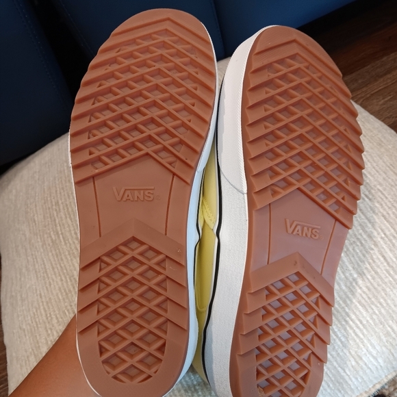 VANS Asher Platform/Stackform Slip-On Shoes Light Green Size 9.5 New No Box - Picture 5 of 6